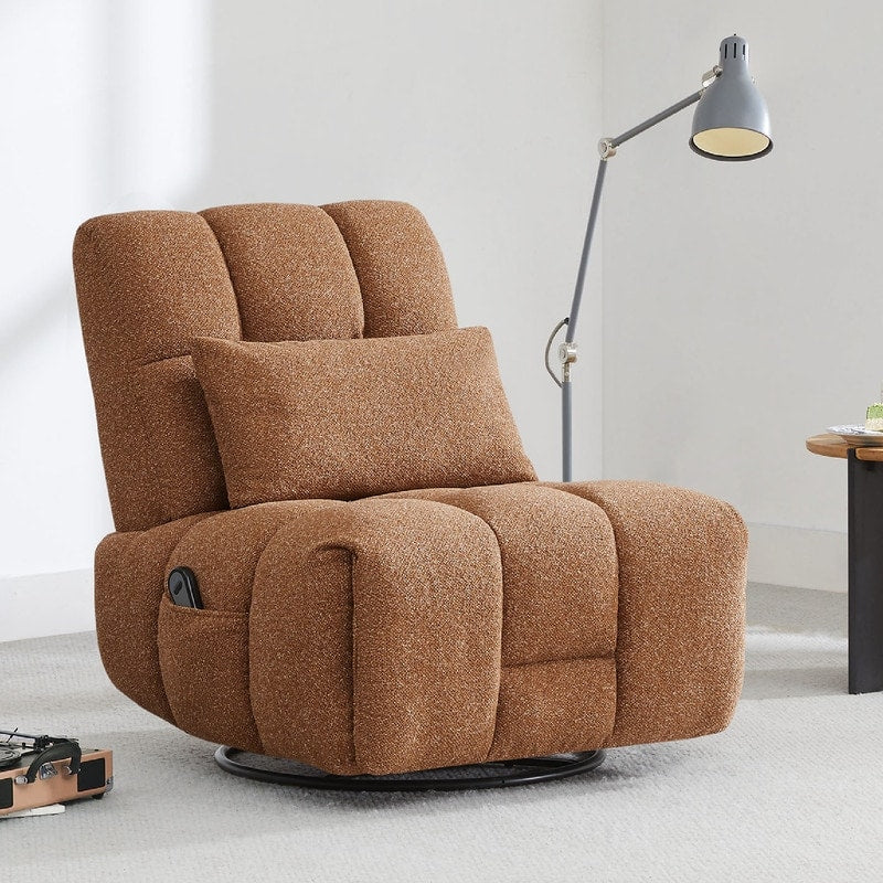 Fauteuil inclinable électrique Cole pivotant avec support lombaire