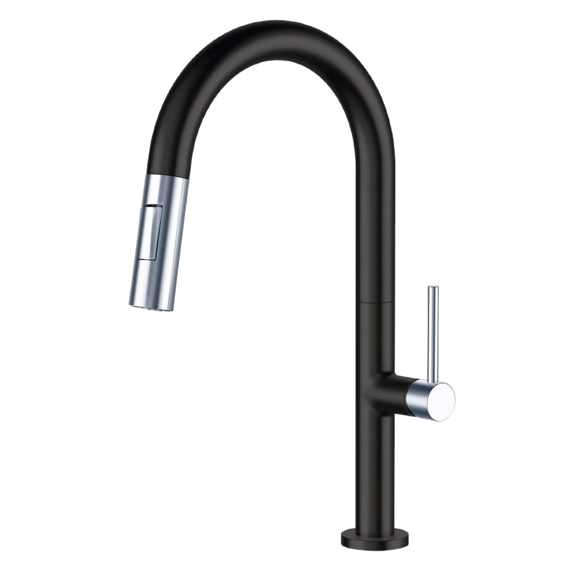 Robinet de cuisine à poignée unique et tirette Fine Fixtures