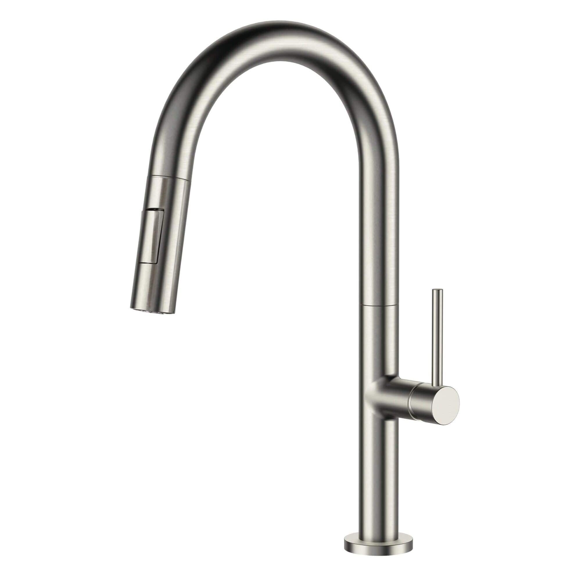 Robinet de cuisine à poignée unique et tirette Fine Fixtures