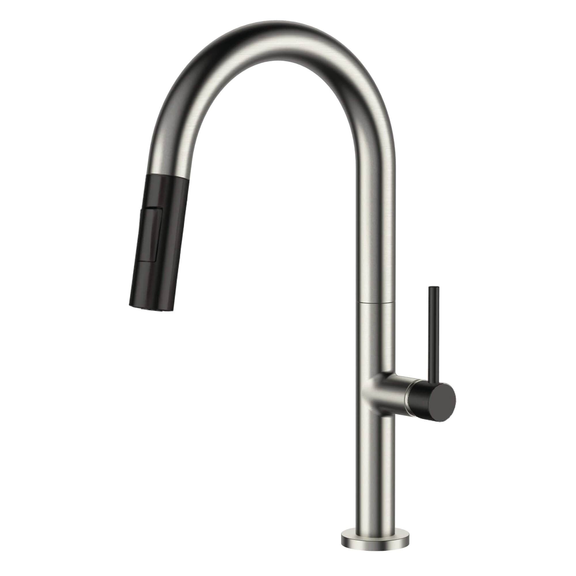 Robinet de cuisine à poignée unique et tirette Fine Fixtures