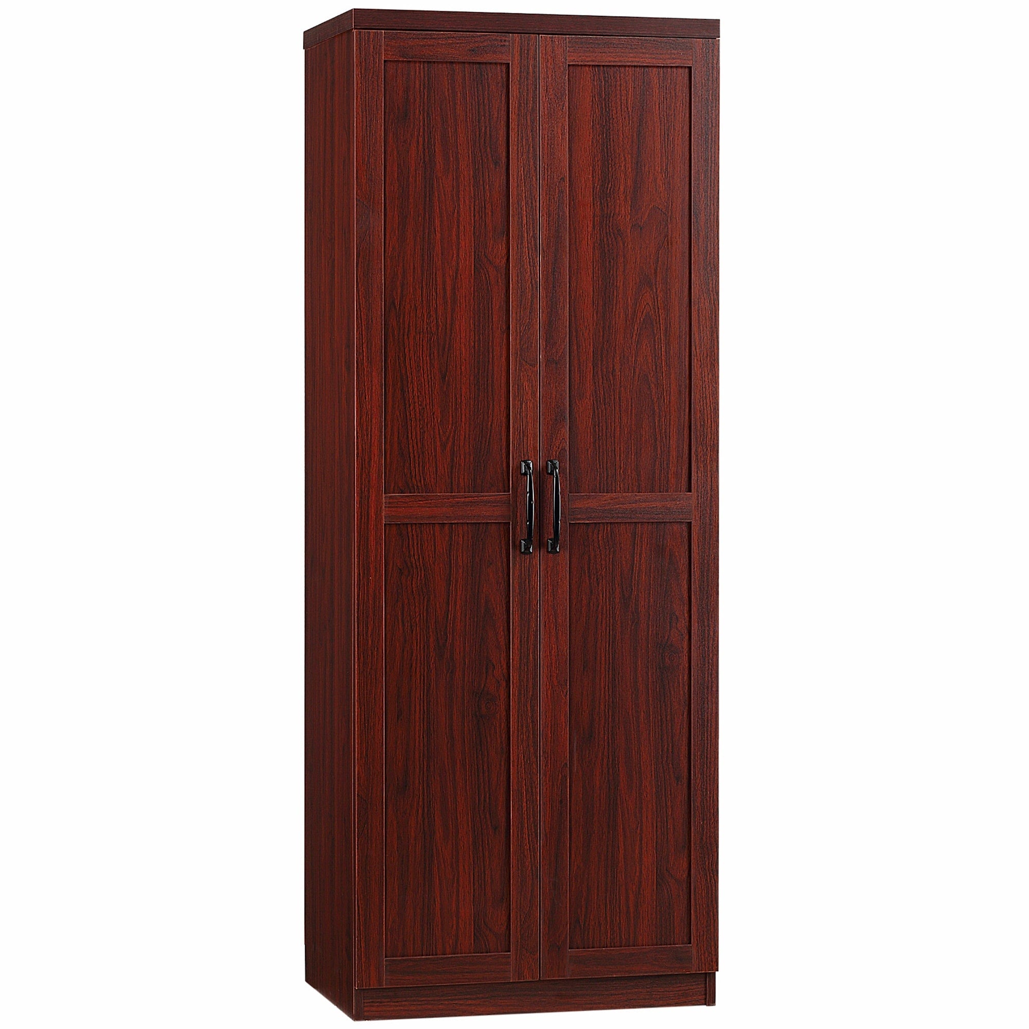 HOMCOM 63 Garde-manger de cuisine à 2 portes, meuble de rangement indépendant avec étagères à 5 niveaux et 2 étagères réglables pour salle à manger