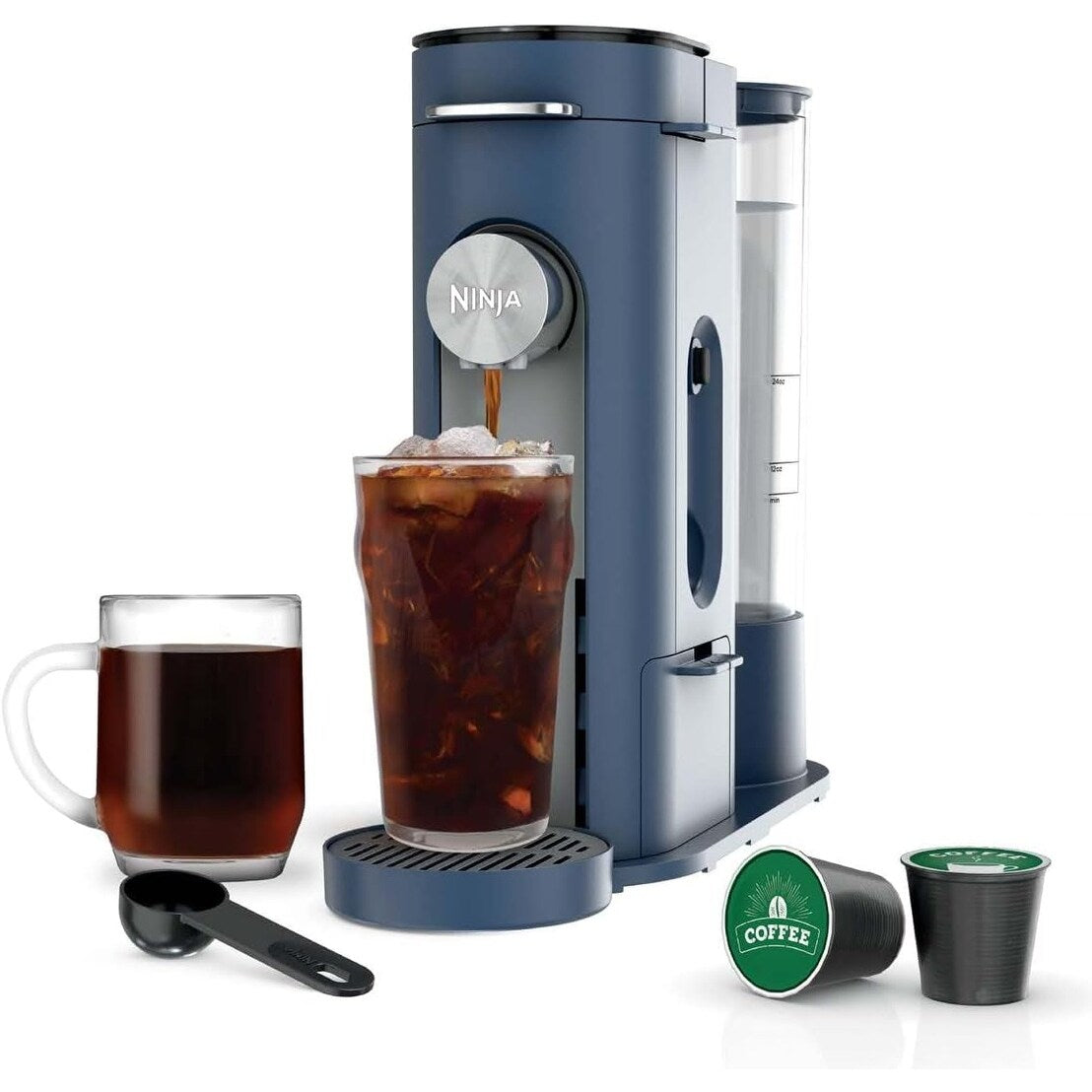Cafetière à dose unique, compatible K-Cup, réservoir de 1,6 L, 6 à 68 L, option café glacé