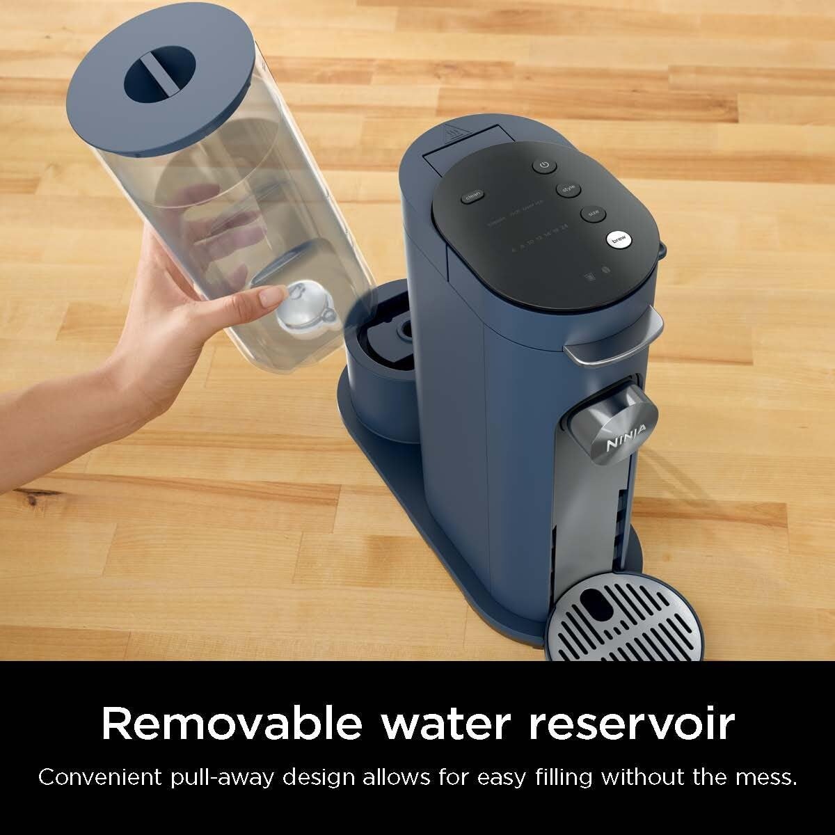 Cafetière à dose unique, compatible K-Cup, réservoir de 1,6 L, 6 à 68 L, option café glacé