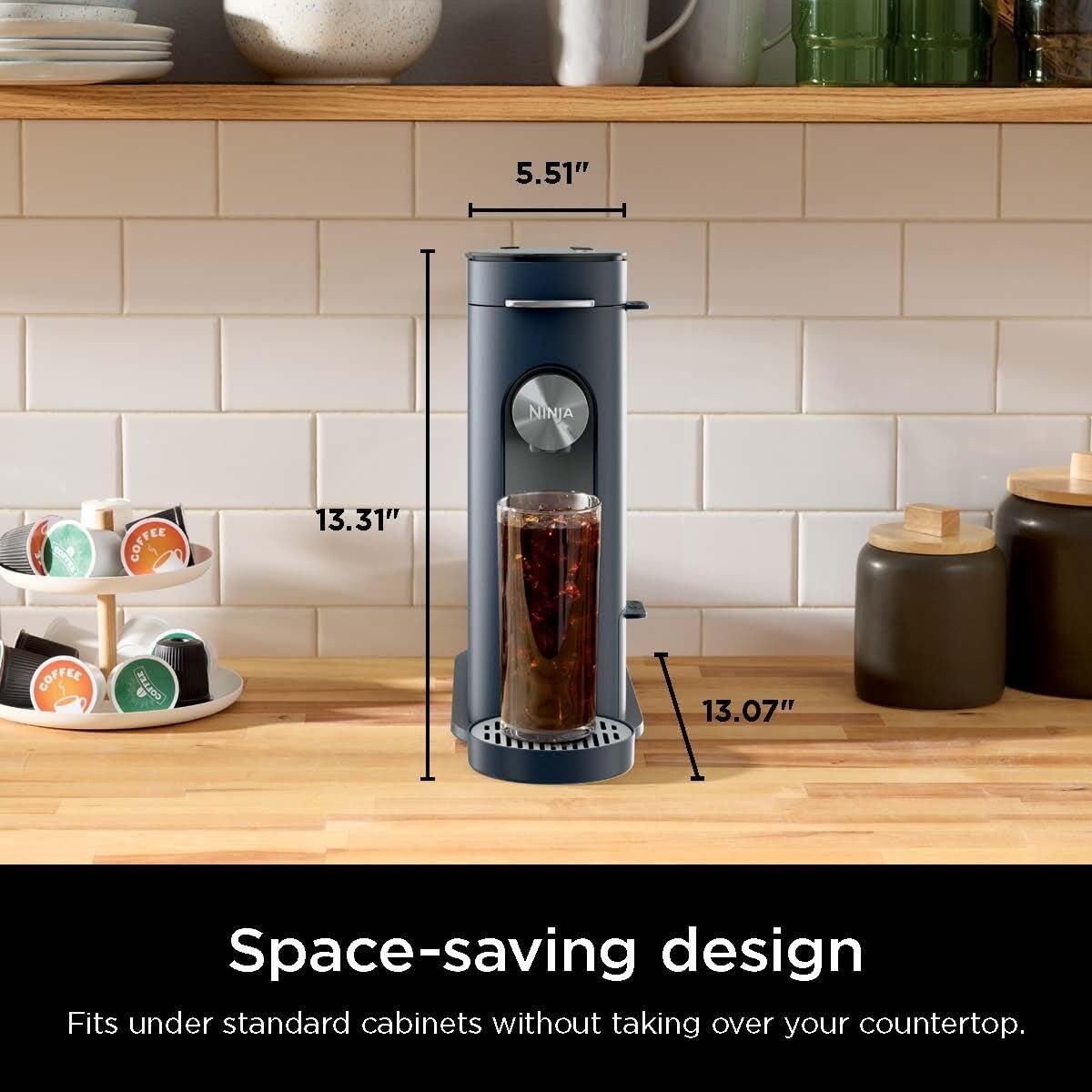 Cafetière à dose unique, compatible K-Cup, réservoir de 1,6 L, 6 à 68 L, option café glacé