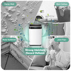 Déshumidificateurs de 3 500 pi² pour sous-sols, maisons, grandes pièces et chambres à coucher, déshumidificateur de garage à faible bruit