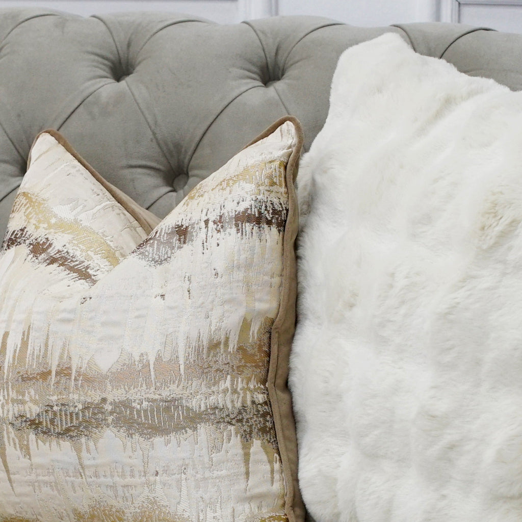 Coussin Jacquard Inca Moka