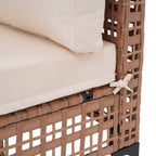 Ensemble de sièges d'extérieur sectionnels pour 6 personnes avec coussins