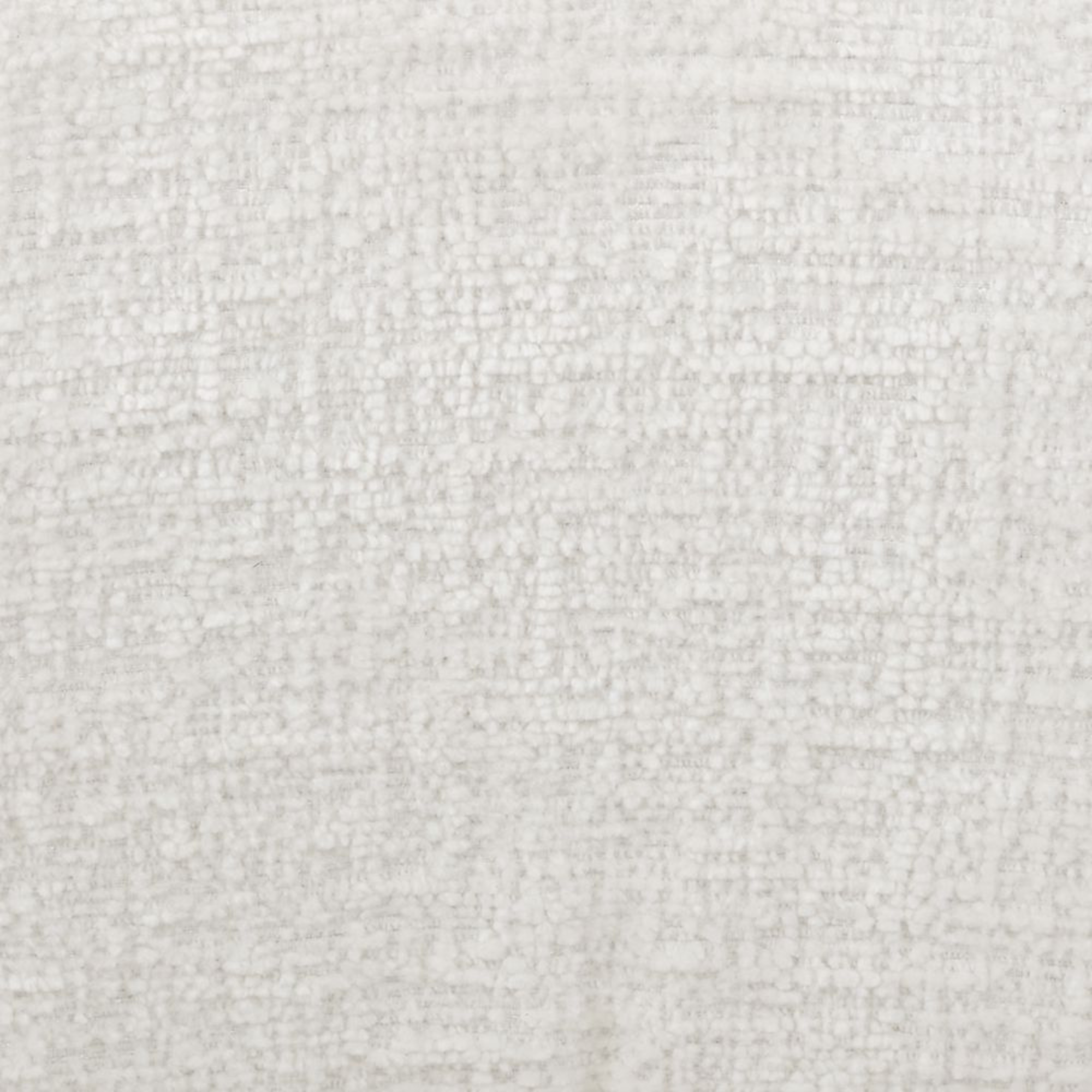Chaise de salle à manger Rhea en tissu blanc avec cadre noir