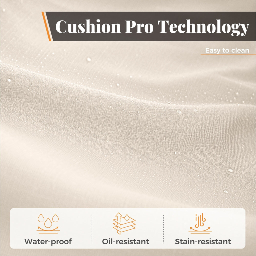 Ensemble de salle à manger de patio en aluminium moulé de 7 pièces de MAISON ARTS avec table rectangulaire extensible et 6 chaises en aluminium moulé