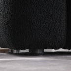 84.3 Luxueux grand canapé Boucle 3 places rembourré Marshmallow avec 2 coussins décoratifs carrés et accoudoir carré