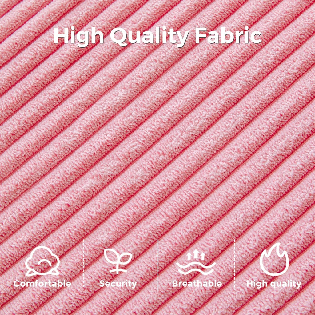 Canapé-lit pliant en velours côtelé 8 places, simple