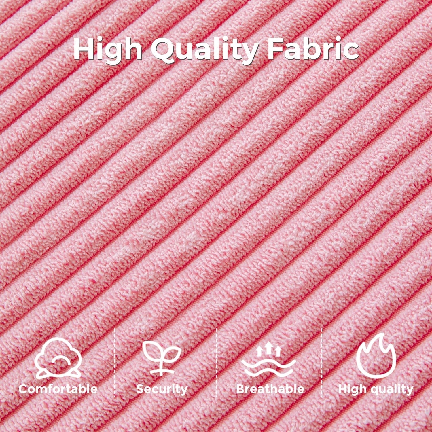 Canapé-lit pliant en velours côtelé 8 places, simple