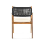 Ensemble de salle à manger d'extérieur Captef 5 pièces en bois d'acacia par Christopher Knight Home