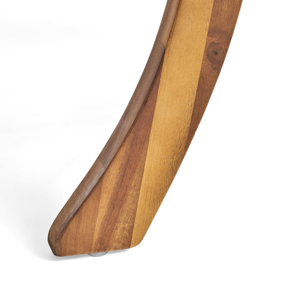 Ensemble de salle à manger d'extérieur Captef 5 pièces en bois d'acacia par Christopher Knight Home
