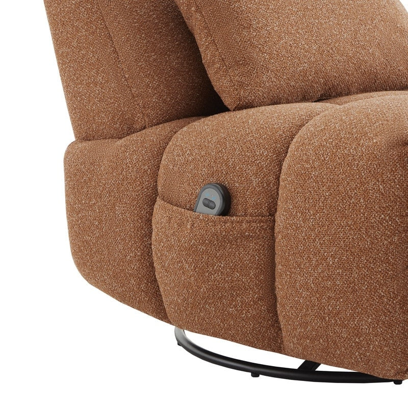 Fauteuil inclinable électrique Cole pivotant avec support lombaire