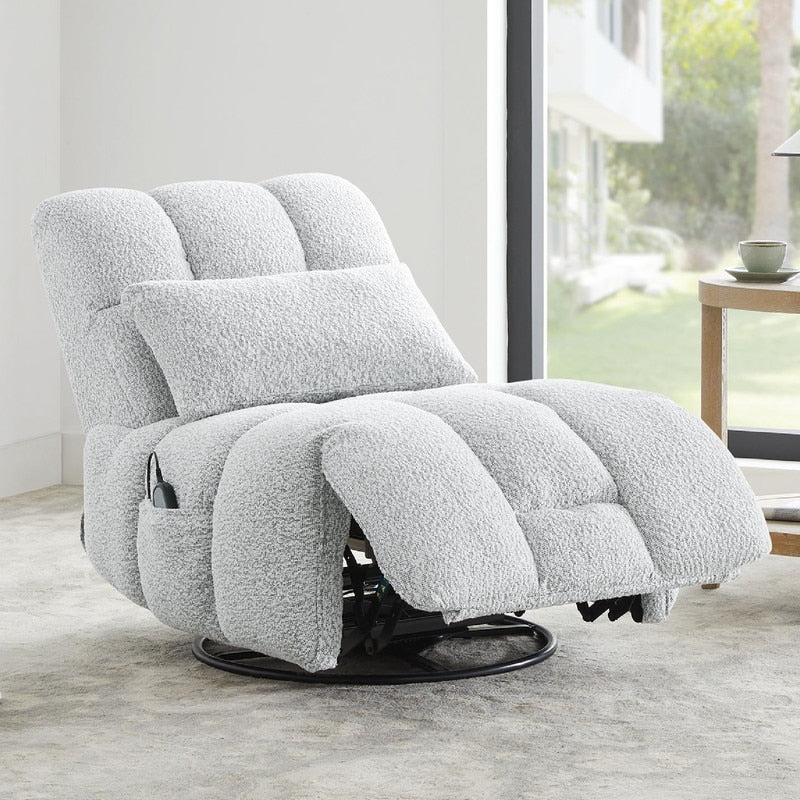 Fauteuil inclinable électrique Cole pivotant avec support lombaire