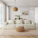 Canapé convertible en bloc de tofu