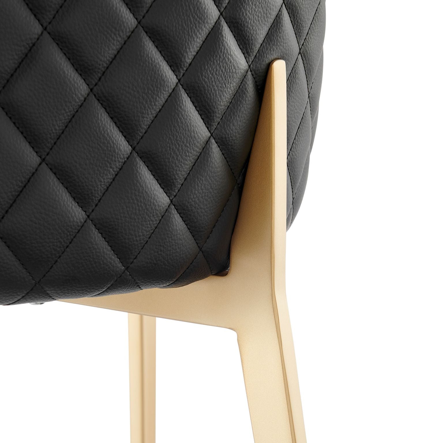 Table extensible en céramique noire effet marbre avec 4 chaises en similicuir noir