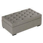Canapé-lit pliant, ottoman de 49,6 pouces avec un canapé-lit pliant, canapé-lit ottoman convertible avec matelas à mémoire de forme et design capitonné