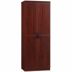 HOMCOM 63 Garde-manger de cuisine à 2 portes, meuble de rangement indépendant avec étagères à 5 niveaux et 2 étagères réglables pour salle à manger
