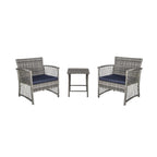 Ensemble de patio bistro en osier Heritage Outdoor 3 pièces