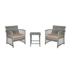 Ensemble de patio bistro en osier Heritage Outdoor 3 pièces