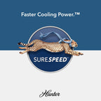 Ventilateur de plafond intérieur/extérieur Hunter 52 Shorebreak WeatherMax avec commande murale - Résistant aux intempéries, au sel et à la corrosion