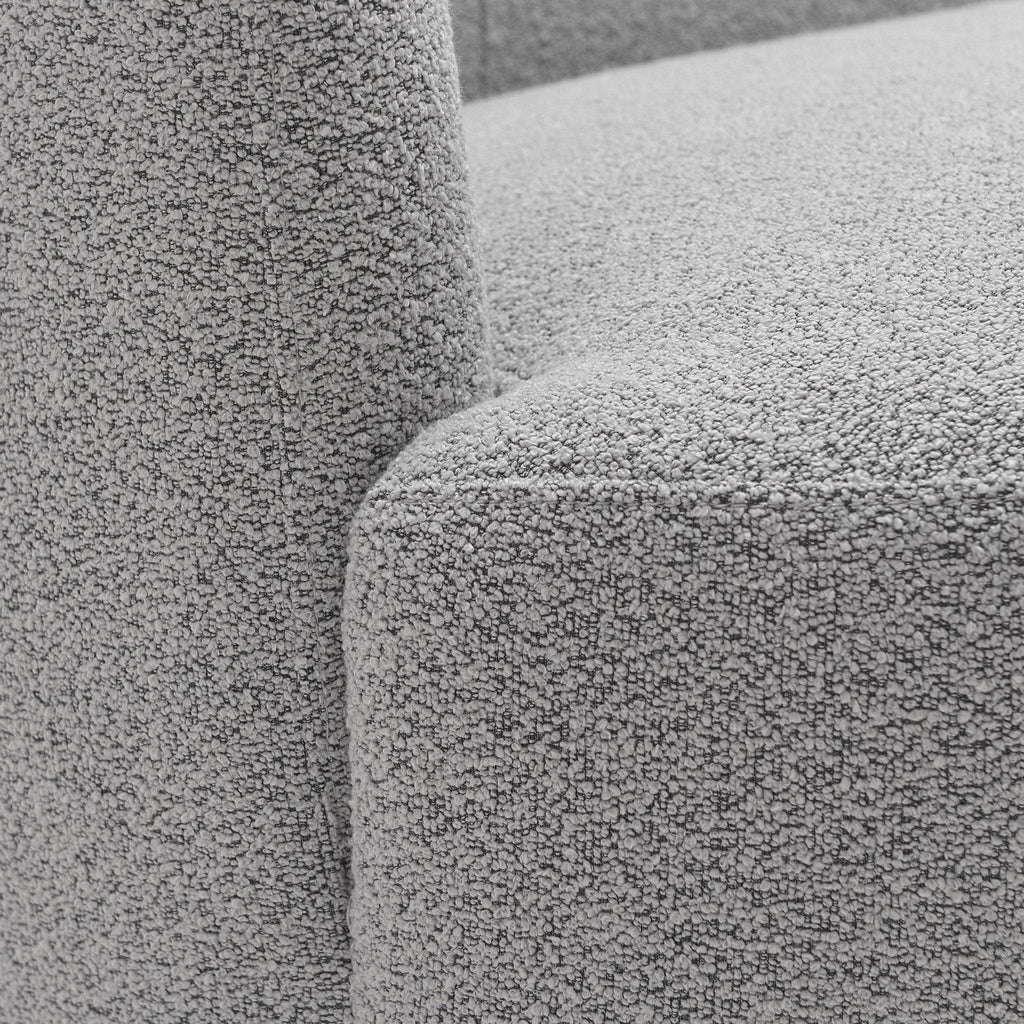 Causeuse 2 places rembourrée KINWELL Boucle avec oreillers