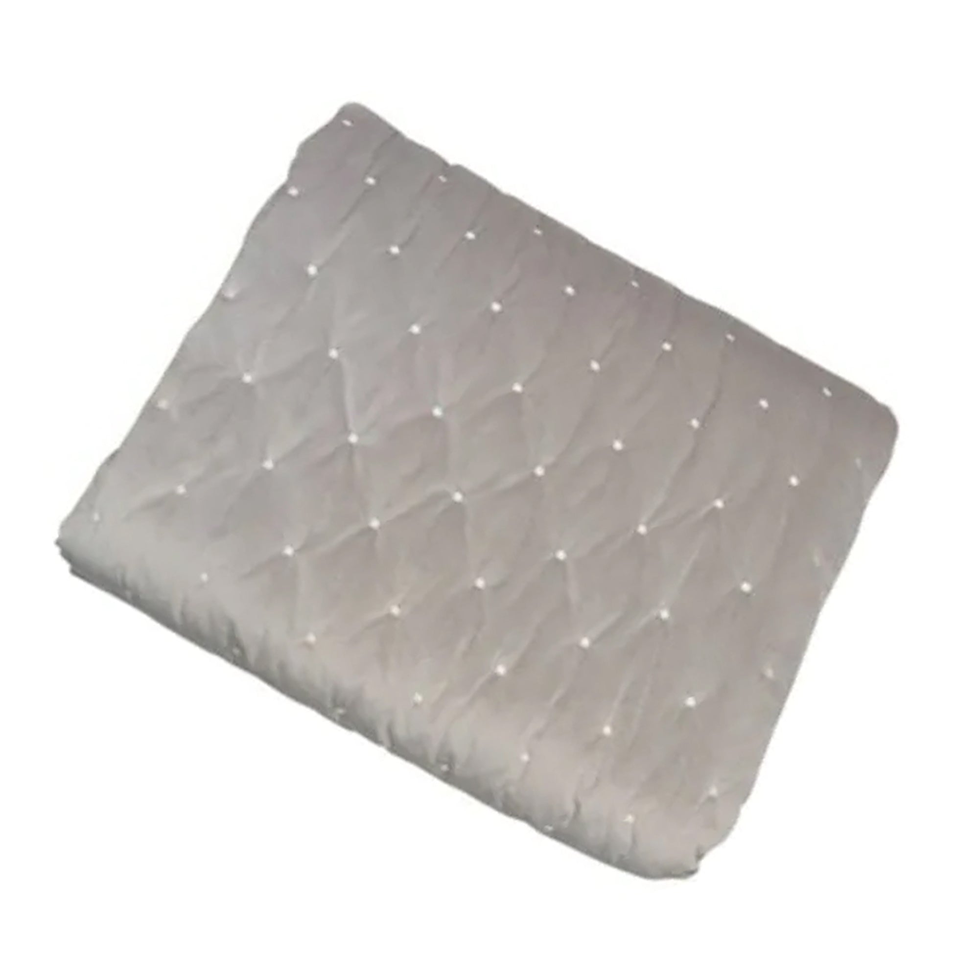 Couverture en velours gris Knightsbridge