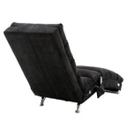 Fauteuil de massage inclinable en lin Intérieur avec télécommande, fauteuil de massage électrique ergonomique, 5 modes