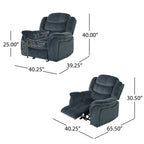 Fauteuil inclinable surdimensionné et luxueux pour une détente ultime
