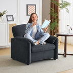 Fauteuil d'appoint moderne à oreilles d'éléphant, siège confortable pour salon et chambre