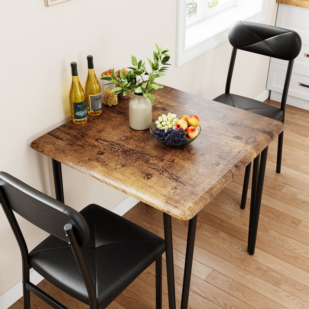 Ensemble de table à manger moderne pour cuisine - 3 pièces