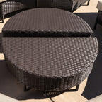 Ensemble de canapés sectionnels Newton en osier toutes saisons par Christopher Knight Home