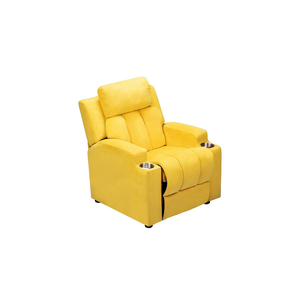 Sièges magiques pour princesses super-héros, fauteuil inclinable super luxueux pour enfants avec repose-pieds, appui-tête et 2 porte-gobelets