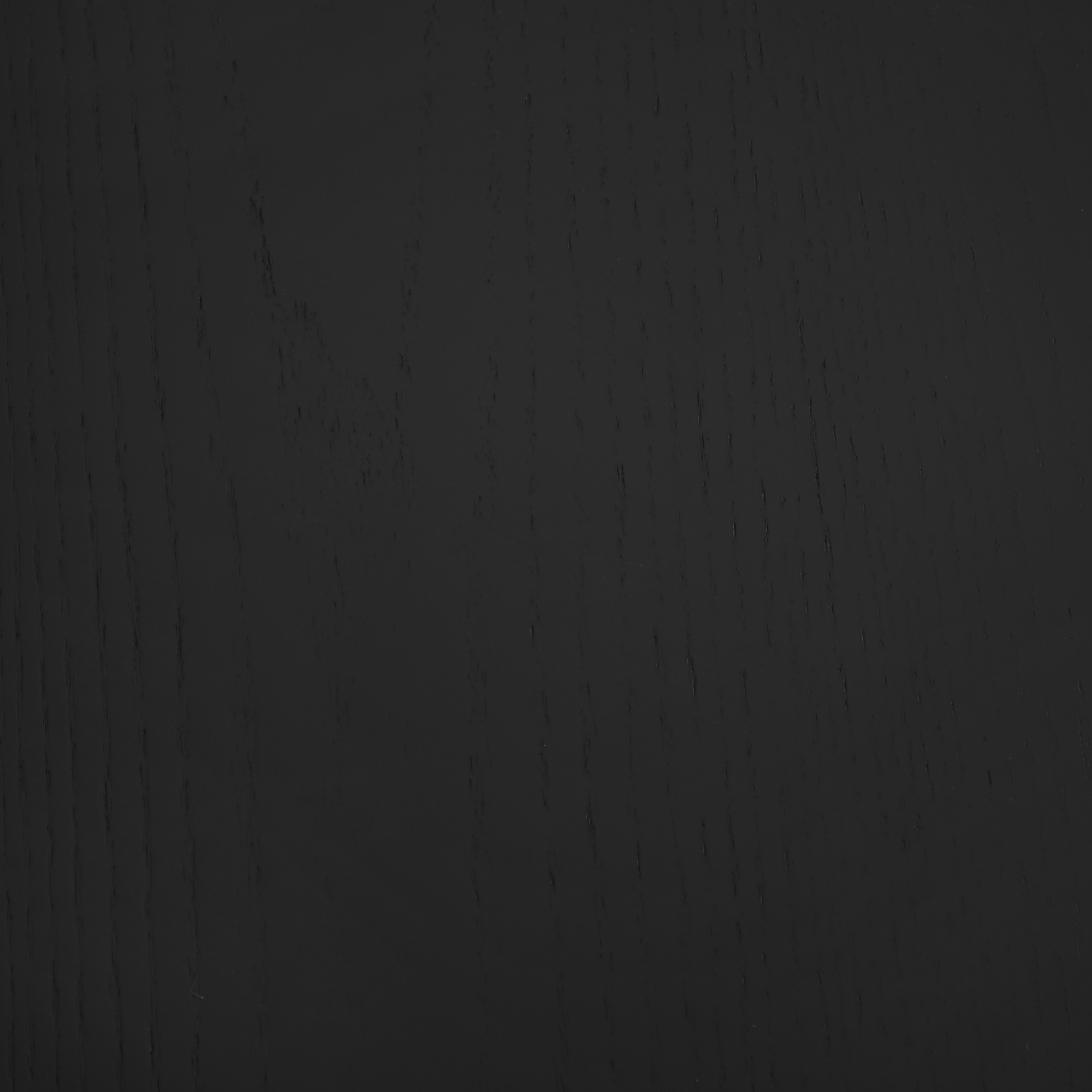 Table à manger ronde en bois noir Marco avec base en bois noir