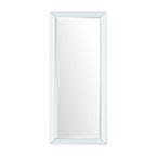 Grand miroir perlé pleine longueur - Miroir surdimensionné sur toute la longueur, sur pied ou à fixer au mur