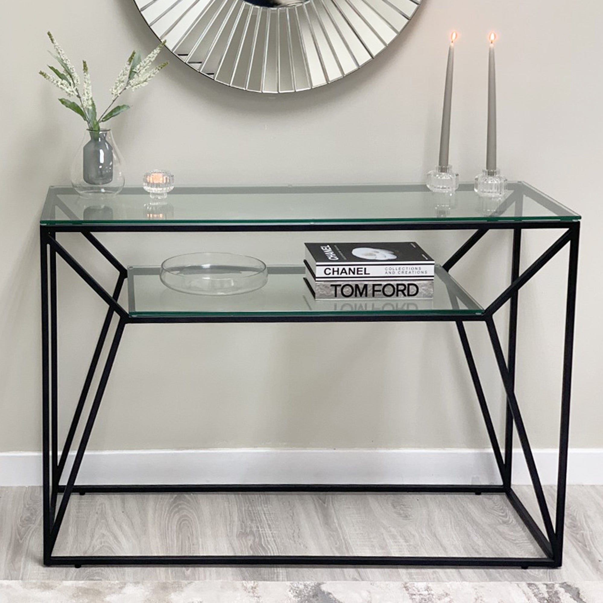 Console Ava noir mat