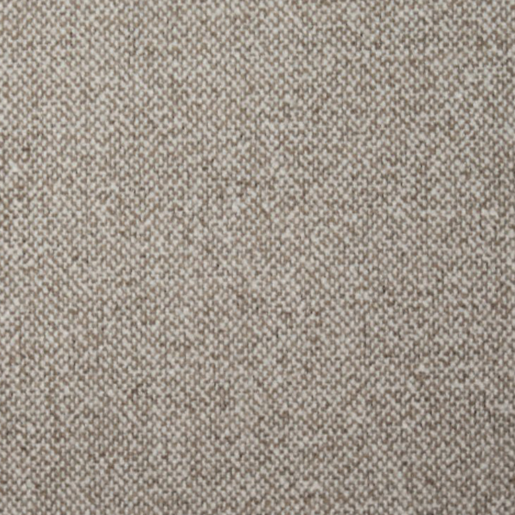 Chaise de salle à manger tissée beige avec pieds noirs