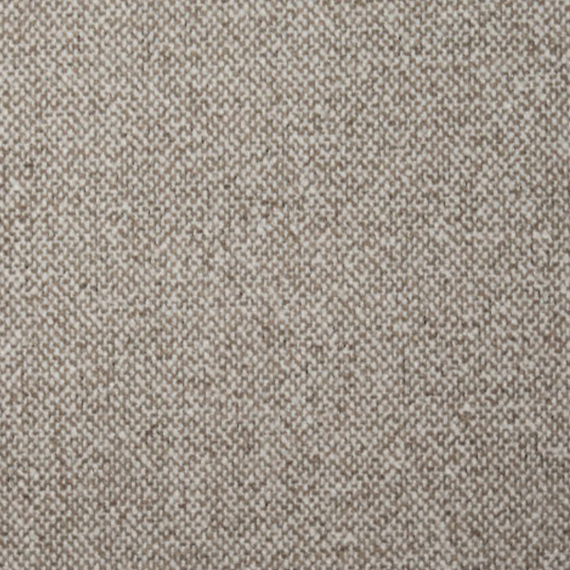 Chaise de salle à manger tissée beige avec pieds noirs