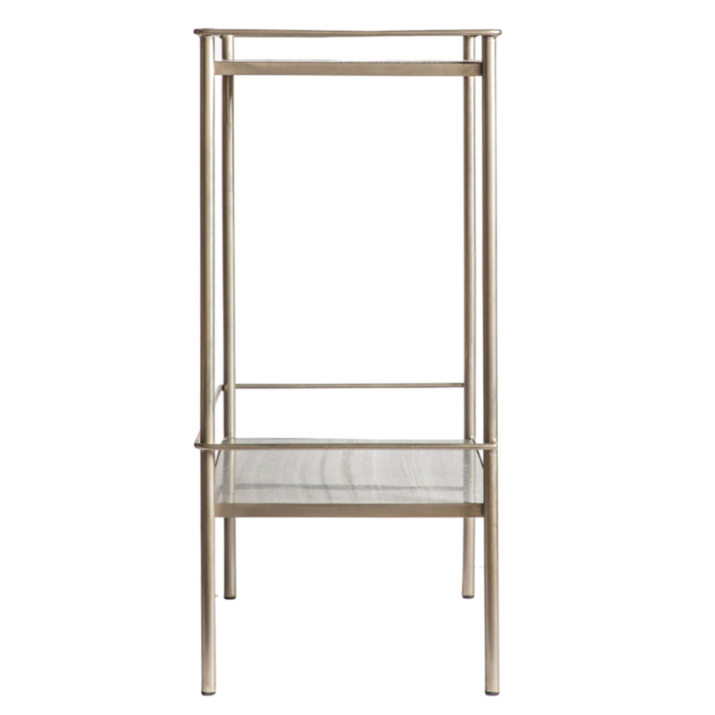 Table d'appoint Luxo en marbre gris