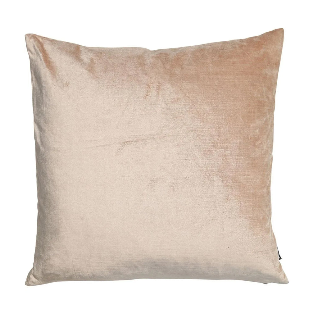Coussin en velours cuivré Malini