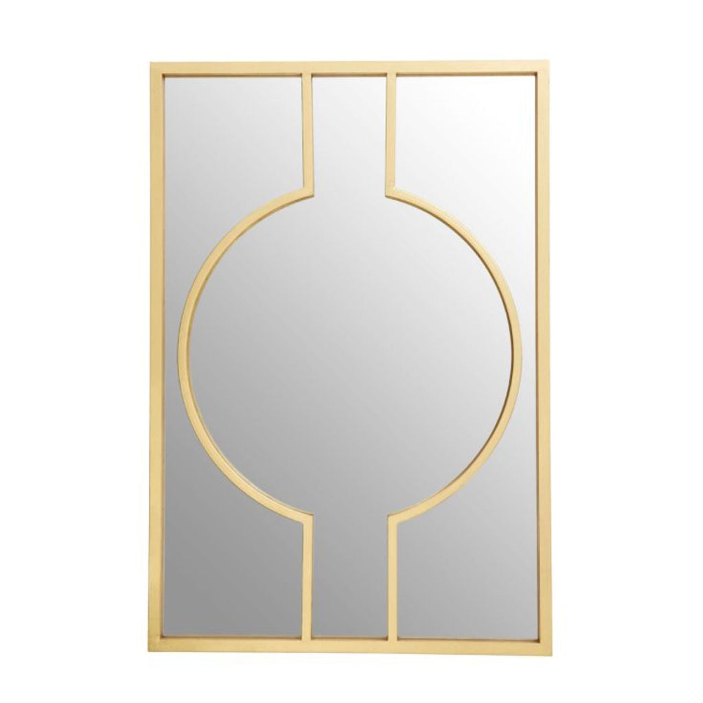 Miroir à cadre doré Gaia