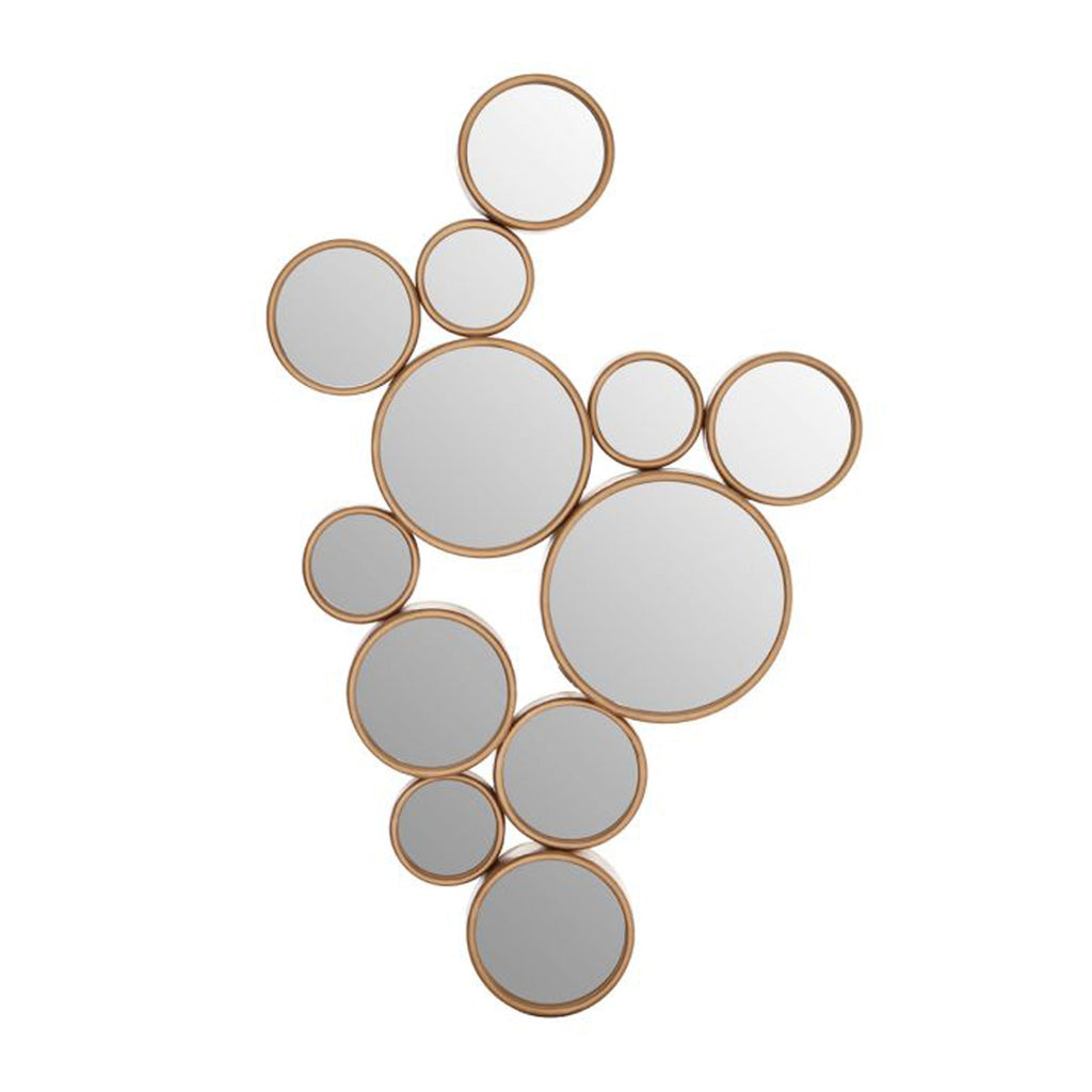 Cercles de déclaration miroir doré
