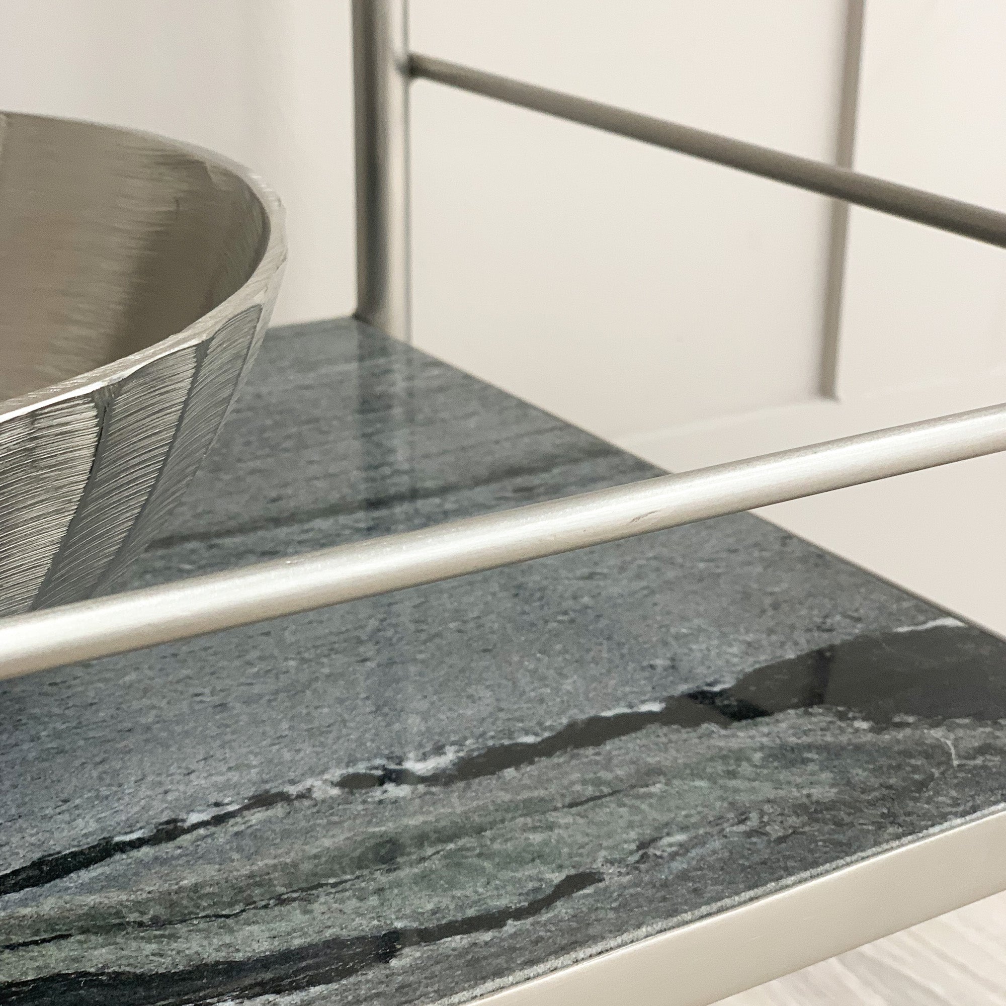 Table d'appoint Luxo en marbre gris