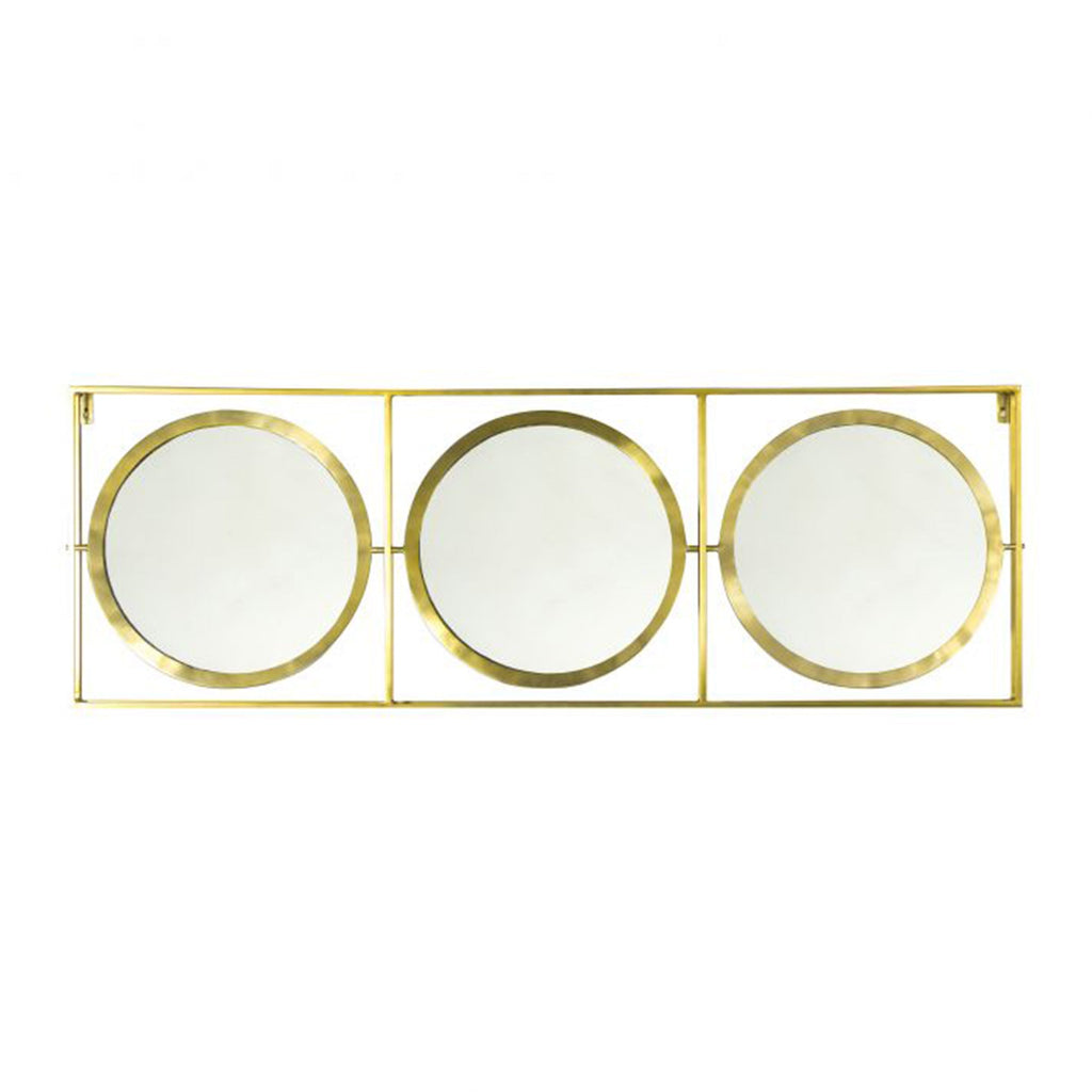 Miroir circulaire extra large en laiton Holly