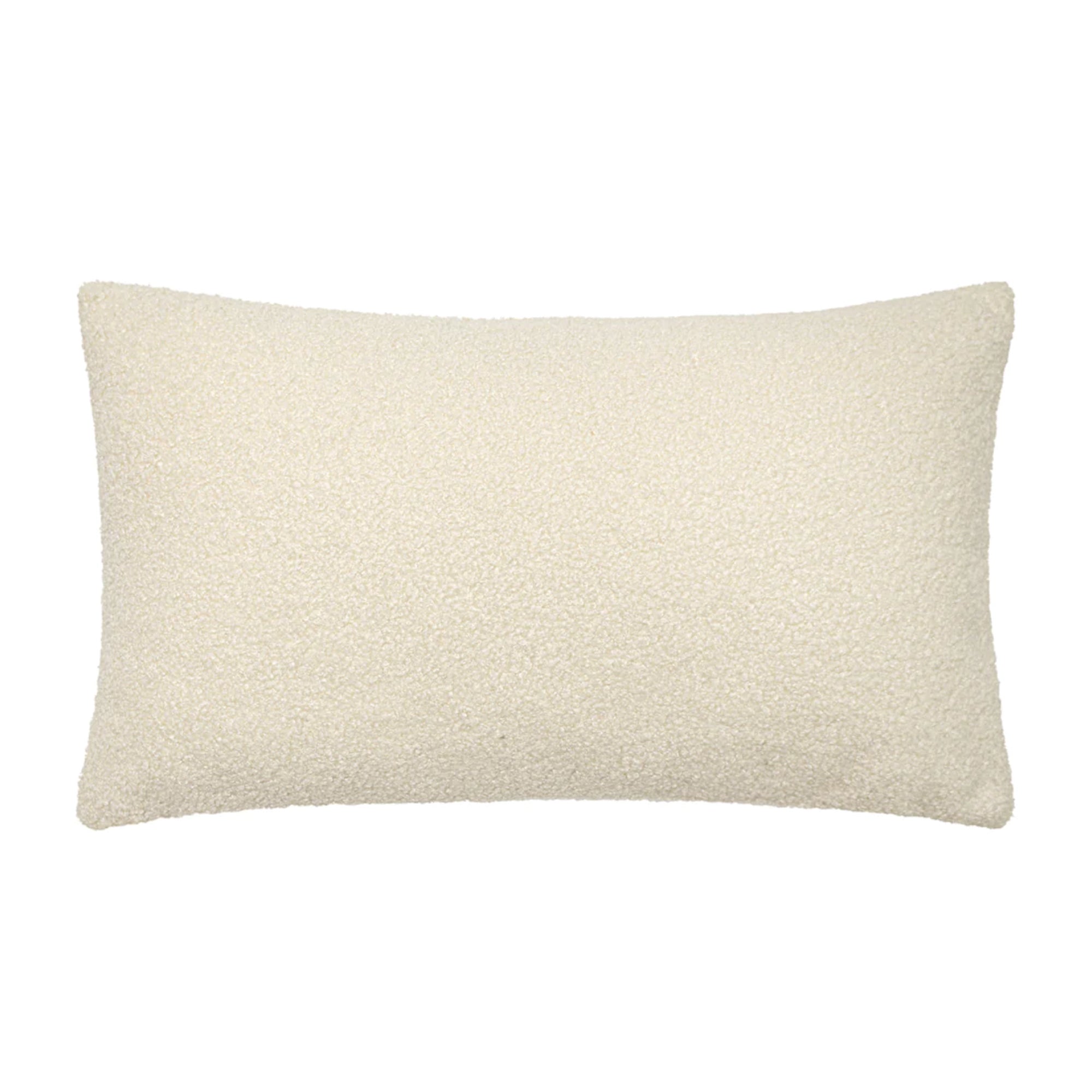 Coussin Sherpa crème