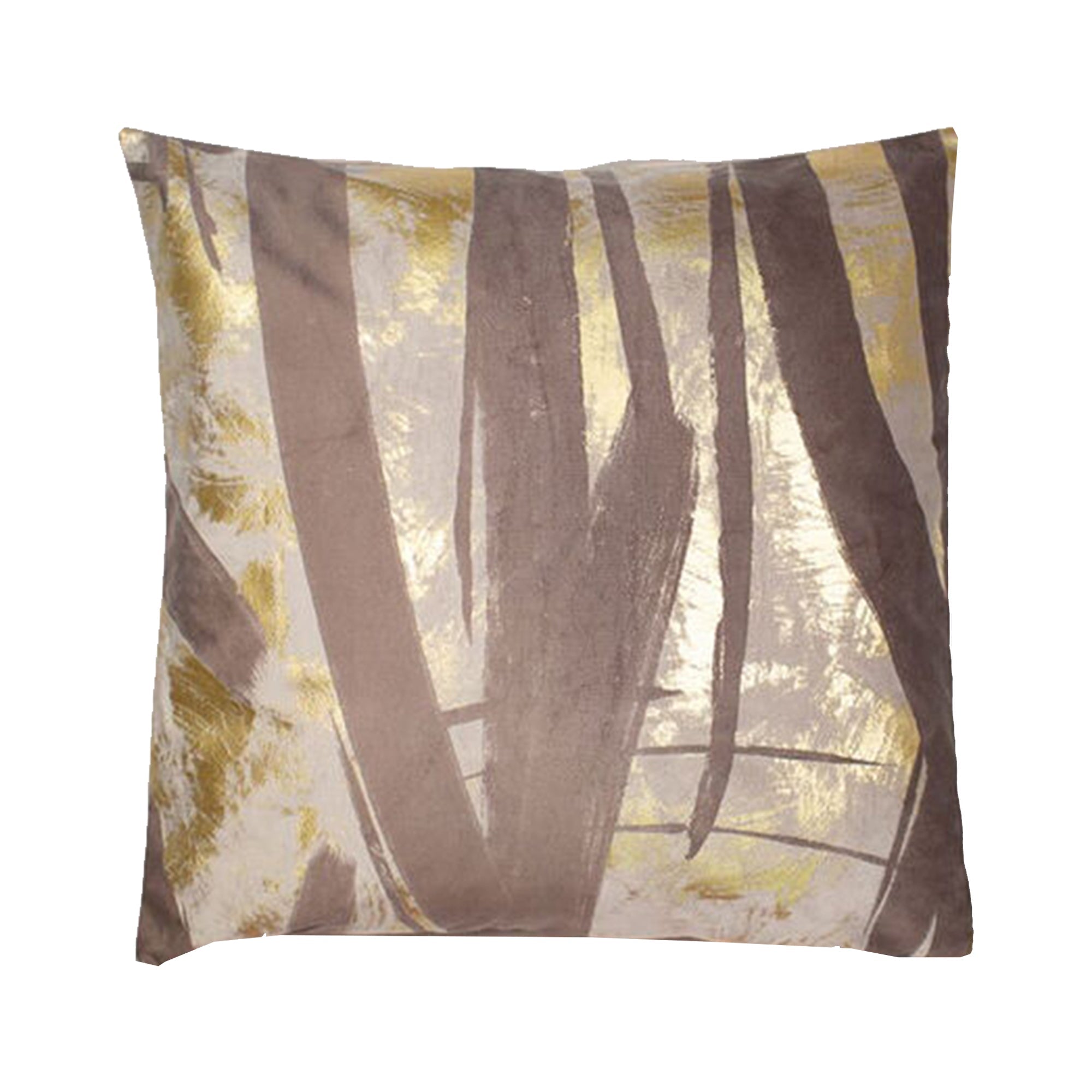 Coussin Praliné et Or Malini