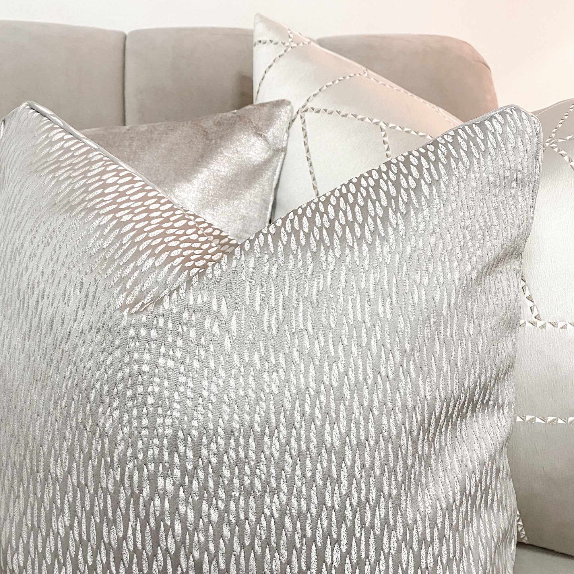 Coussin Astrid Silver