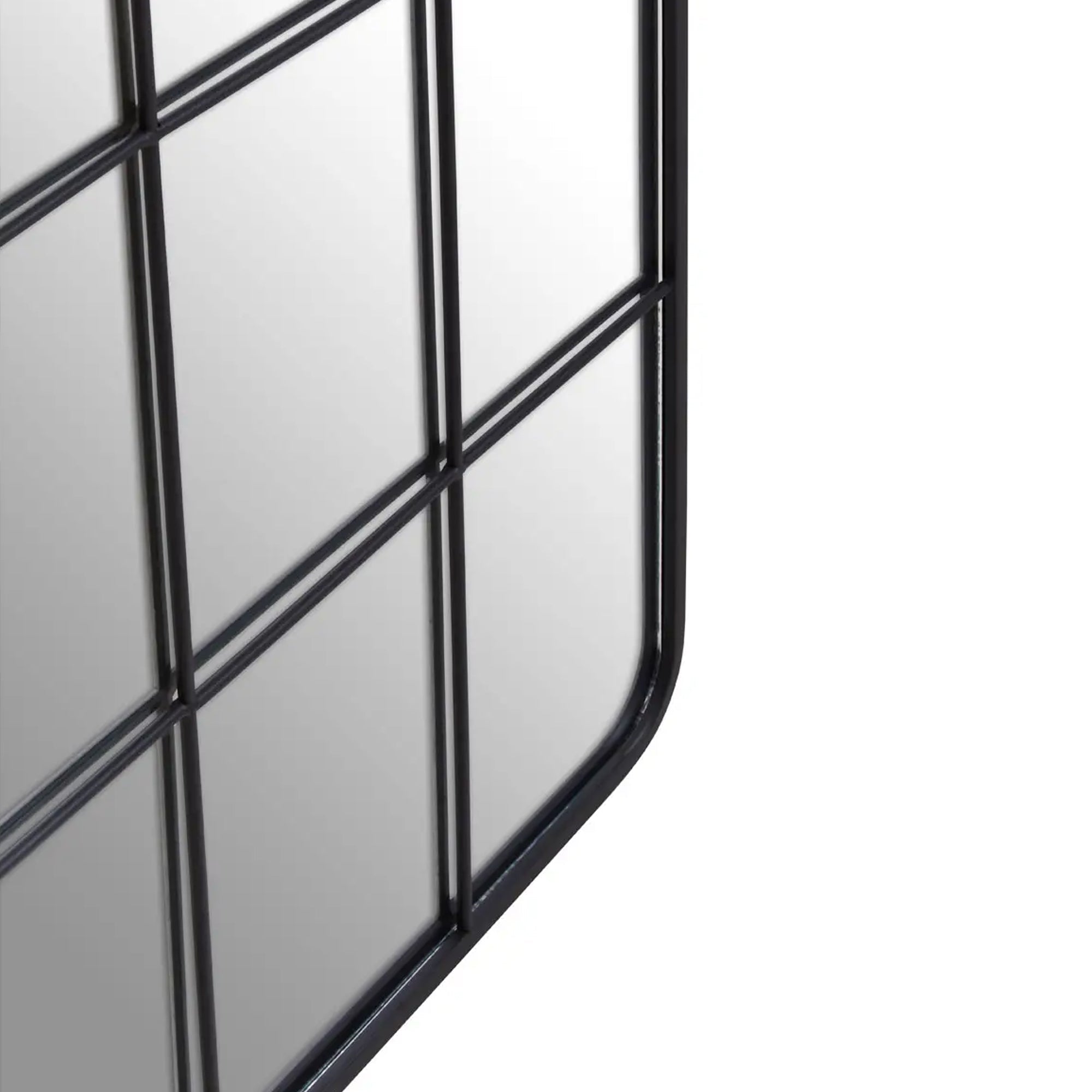 Miroir rectangulaire noir